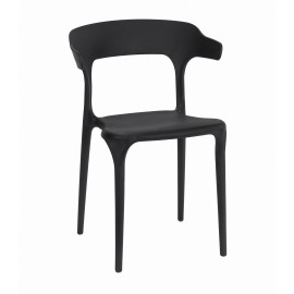 4-ių kėdžių komplektas ULME juodas