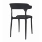 Krzesło ULME - czarne x 4