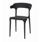 Krzesło ULME - czarne x 4