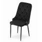 Krzesło CAPRI - czarne x 4