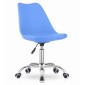 Krzesło obrotowe ALBA - niebieskie