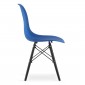 Krzesło OSAKA niebieskie / nogi czarne x 4