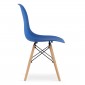Krzesło OSAKA niebieskie / nogi naturalne x 4