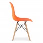 Krzesło OSAKA pomarańcz / nogi naturalne x 4