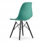 Krzesło OSAKA zielone / nogi czarne x 4