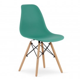 4-ių kėdžių komplektas OSAKA žalias