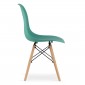 Krzesło OSAKA zielone / nogi naturalne x 4