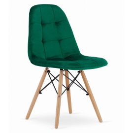 4-ių kėdžių komplektas DUMO žalias