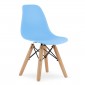 Zubi kėdė - mėlyna x 4
