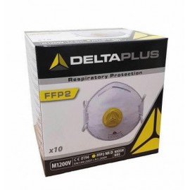 Respiratorius su vožtuvu FFP2, 10 vnt., Delta Plus