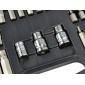 Rinkinys Torx spline ribe 75vnt. CrV. Įvairių dydžių Torx, Spline, Ribe antgaliai. G10036