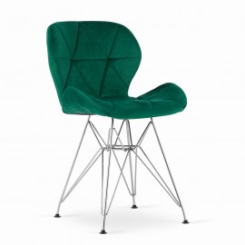 4-ių kėdžių komplektas NEST žalias